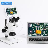 China Stereo Usb Portable IPS Screen Hand Held Digital Microscope Dual Lens on sale