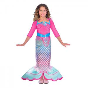 Walkable Mermaid Tail Costume Long Sleeve For Fairy Cosplay / Birthday Party