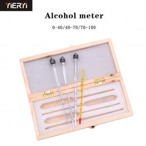 China Measuring Alcohol Concentration Wine Meter , Alcohol Meter Whisky Vodka Bar Set Tool supplier
