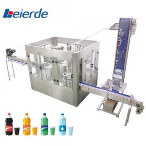 China Automatic CE Carbonated Beverage Filling Machine For PET Bottle supplier
