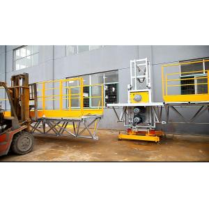 China Scan Climber Design Window Cleaning Platform Galvanized Platform And Mast Section supplier