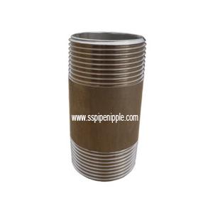 China SCH40 STAINLESS STEEL THREADED PIPE NIPPLE NPT 304/316 ASTM A312 wholesale