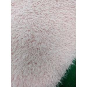 Soft  150cm CW Or Adjustable Pink curly fashionable knitted fabric