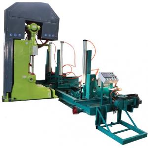 China 60'' Heavy-duty CNC Wood Saw Machine Vertical Band Sawmill Commercial Log Cut Saw for timber supplier