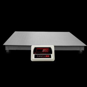 220V Stainless Steel Floor Scales Industrial Grade Double Weighing Frame