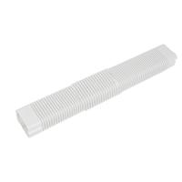 China Easy Install White Outdoor PVC Air Conditioning Duct Flexible Pipe Slot 60CM on sale