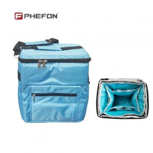 China 30Ltr Soft Cooler Zipper Medicine Cooler Bag Pearl Wool Insulation supplier