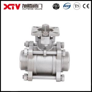 ISO5211 Mounting Pad Quick 3PC Ball Valve Stainless Steel for Industrial Applications