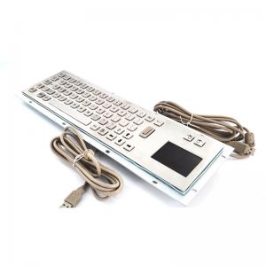 304 Stainless Steel Keyboard Waterproof Robust For Industrial Environments