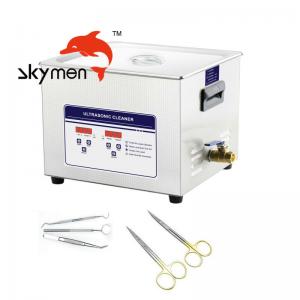 China Digital Timer Heater Medical Ultrasonic Cleaner Dental Instruments Sterilizing 10L 240W supplier