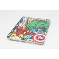 China Hardcover Printing Custom Journals Comic Double Binder Rings on sale
