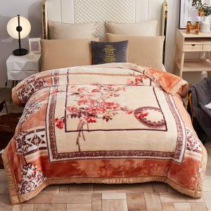 Woven Polyester Sublimation Blanket for Luxury Bed Printed Home Blanket in Winter