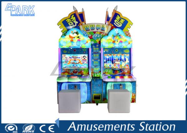 Music Play Coin Operated Game Machine for Kids Drum & Piano Simulator