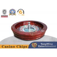 China Manual Turntable Casino Roulette Poker Table Game 80cm Domestic Solid Wood on sale