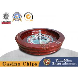 Manual Turntable Casino Roulette Poker Table Game 80cm Domestic Solid Wood