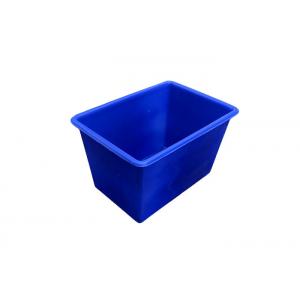 150 L Poly Box Truck Handling Cart Plastic Tub For Recycling Trash Truck