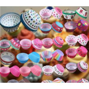China Beatiful 100 pcs/lot Cooking Tools Grease-proof Paper Cup Cake Liners Baking Cup Muffin Kitchen Cupcake Cases Cake Mold supplier