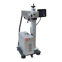 China 20W 30w 50w CO2 Fly Laser Marking Machine For Plastic on sale