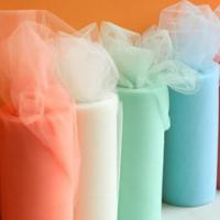 China Organza Tulle Rolls 100 Yards Length 100Y Care Instructions Hand Wash Or Dry Clean on sale