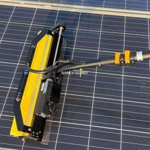 China Solar Panel Cleaning Tools with Rotating Cleaning Brush and Dry Cleaning Machine Kit supplier