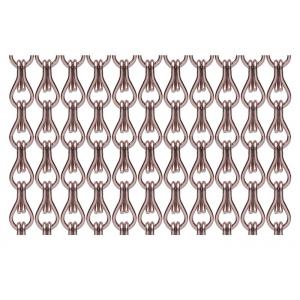ODM 2mm Metal Chain Door Fly Screen Chain Curtain For Architectural Drapery