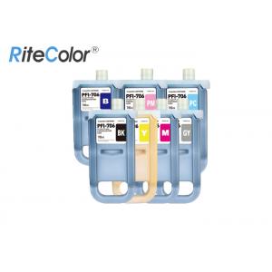 China Canon IPF Printer Large Format Ink 700ML Compatible / Refilled PFI 706 Inkjet Ink Cartridge supplier