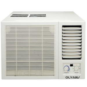 China 12000btu R410a window aircon mechanical control cooling only remote control supplier