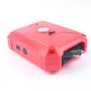 Compact and Convenient Portable Red Air Compressor for Motorcycle Tyre Inflation