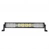 China New Model Ford Auto Parts Jeep Amber Light Bars 7D 22&quot; 120W Flood Car LED Light Bar wholesale