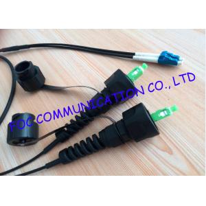 China SC Fiber Optic Patch Cord , 5m Outdoor Armored Fiber Optic Cable With Odva Connectors supplier