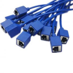 Network Blue Cable With RJ45 8P8C Modular Plug Over Molding Cable Ul Approved