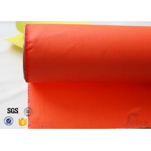 Orange Acrylic Coated Fibreglass Fabric 280g/m2 0.25mm Fire Resistant
