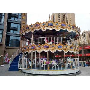China 18 Seats Theme Park Carousel Round Kids Carousel Ride One Year Warranty supplier