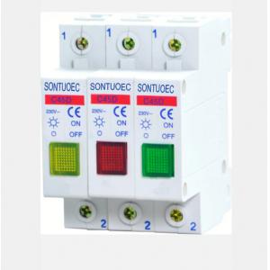 Din Rail Led Or Neon Indicator Light PA66 Mcb Isolator Switch