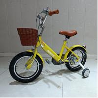 China Yellow Color 16in Cool Kids Bicycle With Training Wheels PP Pedal on sale