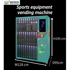 Máquina expendedora del armario del deporte del tenis de la pantalla táctil de la capacidad grande con el sistema inteligente