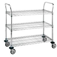 China RK Bakeware China Foodservice 18 X 24 X 38 Metro Three Shelf Heavy Duty Stainless Steel Utility Cart on sale
