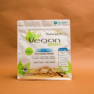 Vmpet 120mm Side Gusset Flat Bottom Bags Pouch 130 Microns Vegan Nutritional