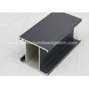 China Black Anodised Aluminium Window Profiles Frames , Aluminum Window Extrusion Profiles supplier