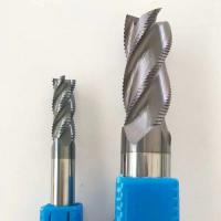 China 1- 4 Flute Carbide End Mill , HRC 60/65/68 Milling Cutters End Mill For Stainless Steel on sale