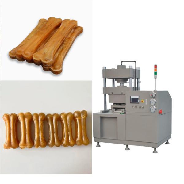 Newly Designed PLC Hydraulic Dog Bone Making Machine Pet Food Processing Equipment CE