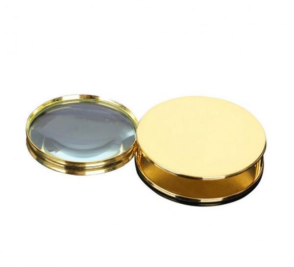 MG12093 Beautiful Round Mirror Type Metal Paper Pressing Magnifying Glass