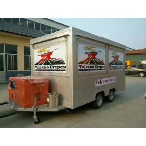 China Mobile Airstream Food Truck Trailer With Snack Machine And Equipment supplier