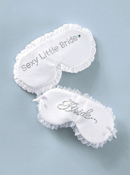 Customized White Sheer Satin Eco Friendly Knot Personalised Bridal Underwear