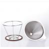 stainless steel pour over cone dripper reusable coffee filter cup stand