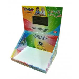 POP POS screen Retail Shop Counter Design Cardboard LCD screen Display for Promotion