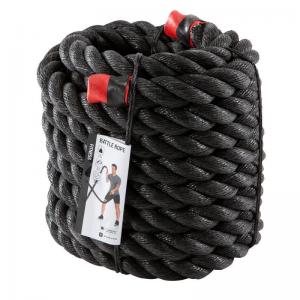 China Comfortable 20mm Black Battle Rope Black Battle Rope Customized supplier