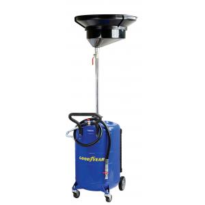 30 Gallon Portable Waste Oil Drain Tank Air Operated Drainer Adjustable