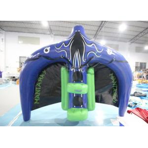ASTM 0.9mm PVC Inflatable Towable Tube For Two People