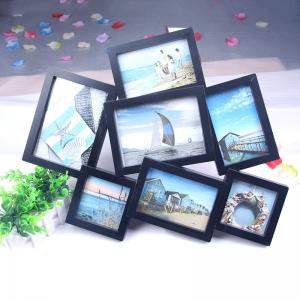 China Chinese Manufacturer 7 opening collage photo picture frames 4x6 plastic photo frame supplier